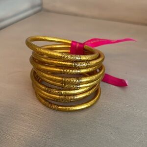 BuDhagirl Gold AWB - Serenity Prayer Bangles